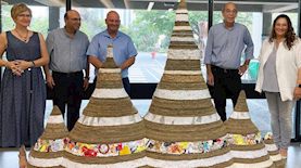 המיצב האמנותי בבר אילן, צילום: אוניברסיטת בר אילן